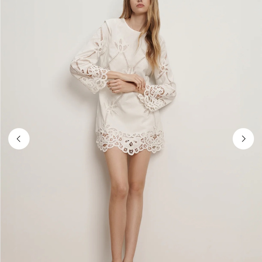 Veronica Beard Amberg Lace Mini Dress